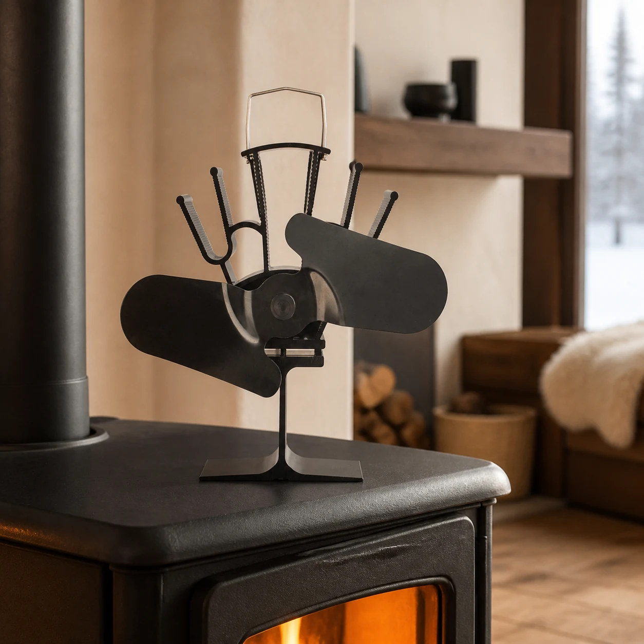 Original Mini Classical Stove Fan view 1