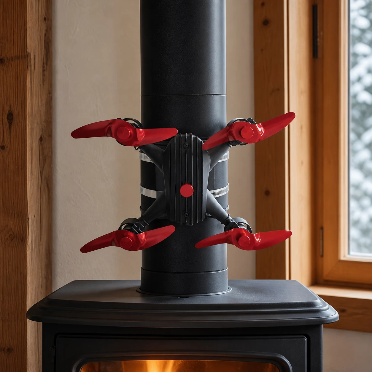 Eight-Blade Flue-Pipe Fan view 1